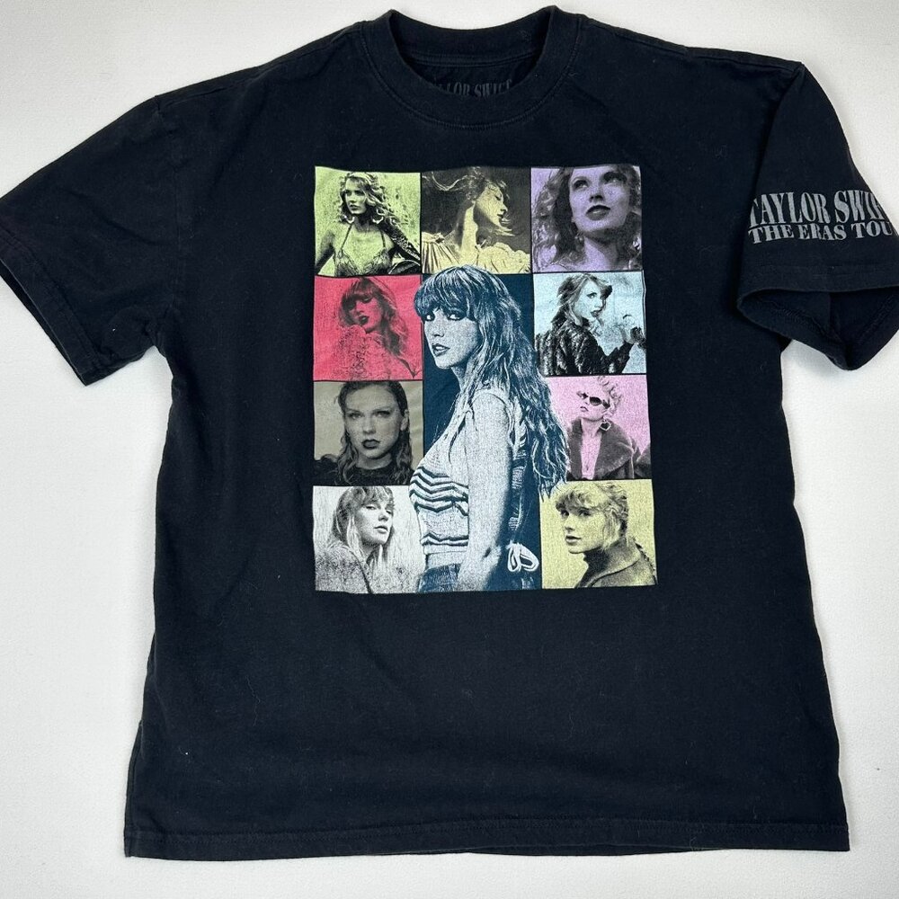Taylor Swift Eras Tour Black T-shirt‎